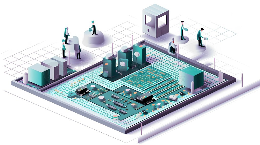 半導(dǎo)體芯片制造工廠的插畫與設(shè)計(jì)元素導(dǎo)航開發(fā)指南